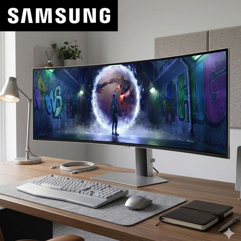 삼성 오디세이 G9 LS49DG930 124.3cm(49인치) OLED 게이밍모니터 LS49DG930SKXKR, 49인치 모니터, 124.3cm