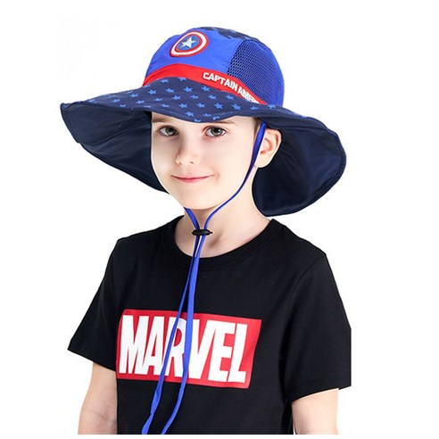 윙하우스 코지24 남아용 캡틴아메리카 쉴드 캠핑햇