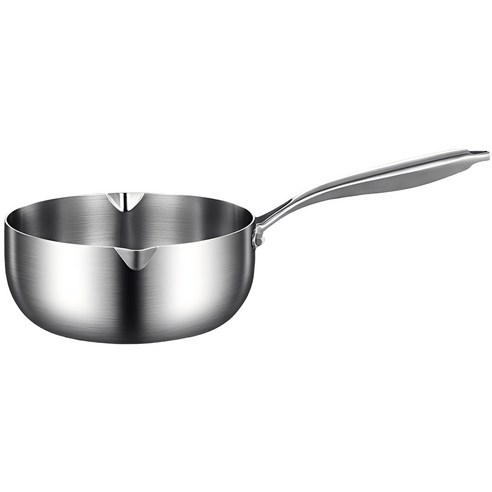 CookNest 통5중 미니형 스텐 316 멀티팬 편수 냄비, 1개, 은색, 20cm