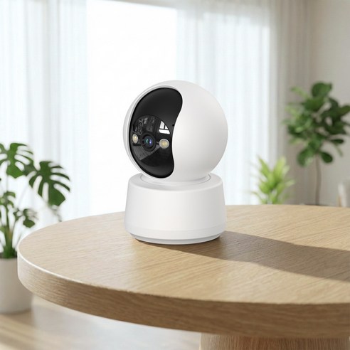 AMSKY 홈캠 가정용 cctv 카메라 실내용 WiFi 2K QHD 초고화질 360도 회전 이미지 3