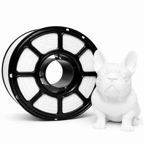Lay1 고속 3D프린터용 PLA+ 필라멘트 기본색상 1.75mm 1kg 뱀부랩 전기종 호환, 화이트