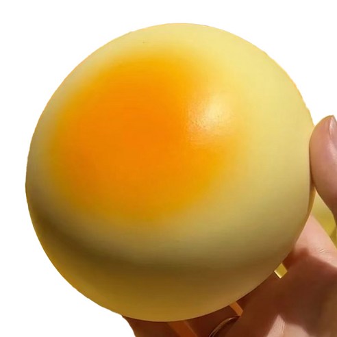 버터 모양 느린 복원 스퀴시볼 스트레스 해소 꾹꾹이 장난감 안티스트레스 볼, 1개, 60g, DG-A002
