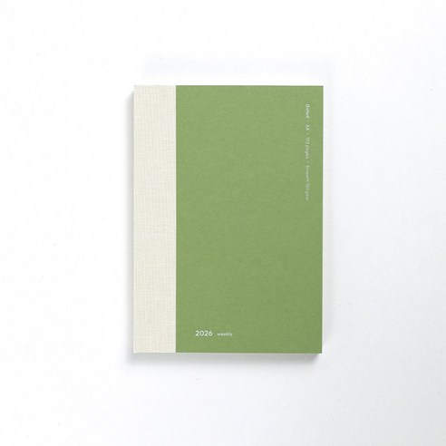 페이퍼리안 2026 에피소드 위클리 저널 A6 105 x 148 mm, 02 Pistachio [피스타치오]