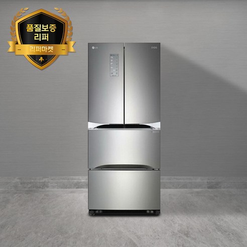 [품질보증리퍼] LG 메탈 400L대 스탠드 김치냉장고 / 수도권 일부, 중급