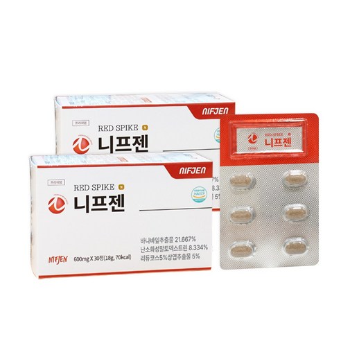 니프젠 스파이크 프리미엄 600mg 30정, 2개 실사용 후기 | 효과 있을까? 썸네일