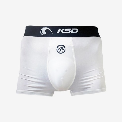 KSD 태권도 드로즈 컵 샅보대 (남), 1개, 백색