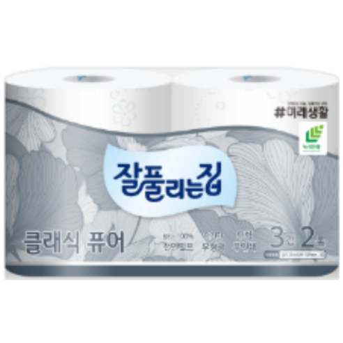 (미래생활)잘풀리는집 클래식3겹 (25m) 25m × 2개입 × 1개, 길이 × 개당 수량 × 수량 섬네일