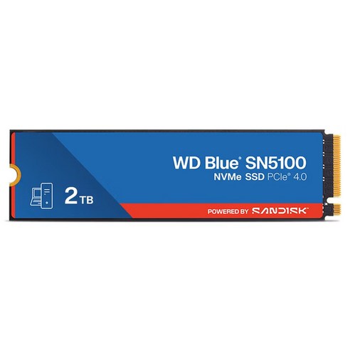 샌디스크 WD 블루 SN5100 NVMe SSD PCIe Gen 4.0, 2TB