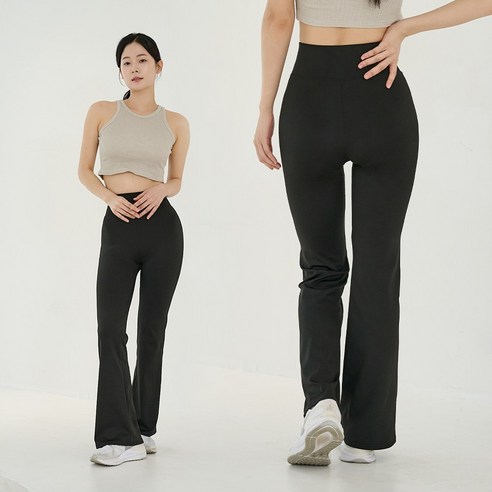 유어오브제 여성 부츠컷 레깅스 스포츠 운동 요가 요가복 필라테스 운동복 ... 착용 후기 | 사이즈/핏 총정리 썸네일