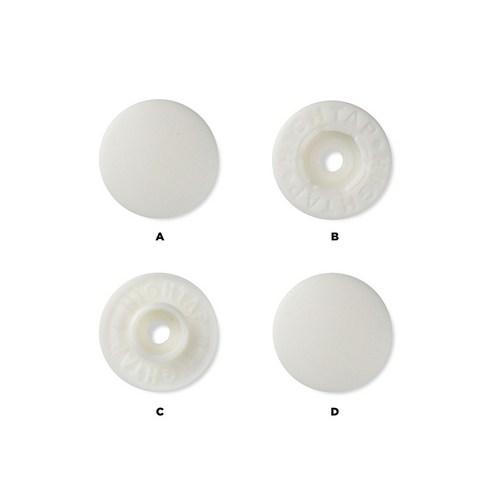 국산 티단추 하이탭 13mm 10세트, 1개, T 029-프로랄화이트