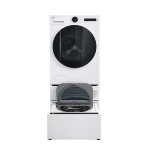 LG 트롬 오브제컬렉션 워시콤보 세탁건조기 FH25WA+FX4WC 세탁 25KG 건조 15KG + 미니워시 4kg, 릴리 화이트 (오브제), FH25WAX( 25+15+4)