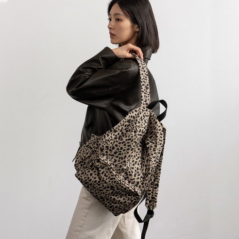 하이루프 트래블백팩 레오파드 호피 여행 배낭 백팩 BP05.호피카멜, BP05.호피카멜 섬네일