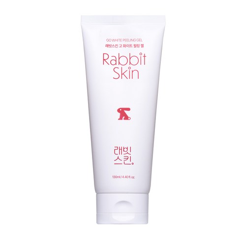 래빗스킨 고 화이트 필링젤 각질제거 화잘먹피부 화이트닝 딥클렌징, 1개, 130ml