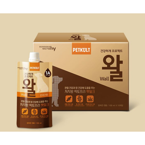 (hy)저지방 락토프리 펫쿠르트 건강하개 프로젝트 왈 5개입 이미지 2