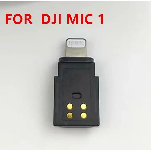 DJI Mic 1 & Mic 2용 오리지널 어댑터 커넥터 MIC 미니 교체용 MIC1 MIC2 라이트닝 포트 어댑터 수리 부품 ...