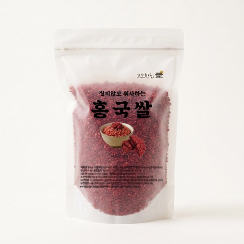 고소한집 홍국쌀 국내산 최근제조, 1팩, 1kg