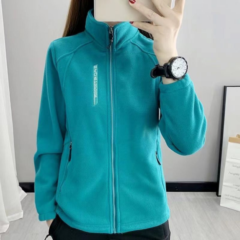 TIMEPURE 봄 가을 폴라 플리스 점퍼 기모 여성 트레이닝 캐주얼 뽀글이 부클 하이넥 보온 도톰한 아웃도어 스포츠 기모 후리스 아우터 긴팔 빅사아즈 집업 자켓 겨울 이너 코디