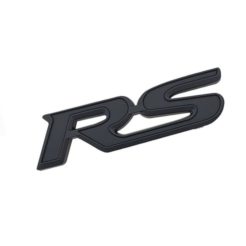 쉐보레 RS 스티커 엠블럼 뱃지 (트레일블레이저 트랙스크로스오버), 다크
