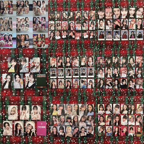 아이브 포카 랜덤 50장 시크릿 럽다 마인 엠파시 미공포 포토카드 세트, 모든멤버 10장씩 총 60장