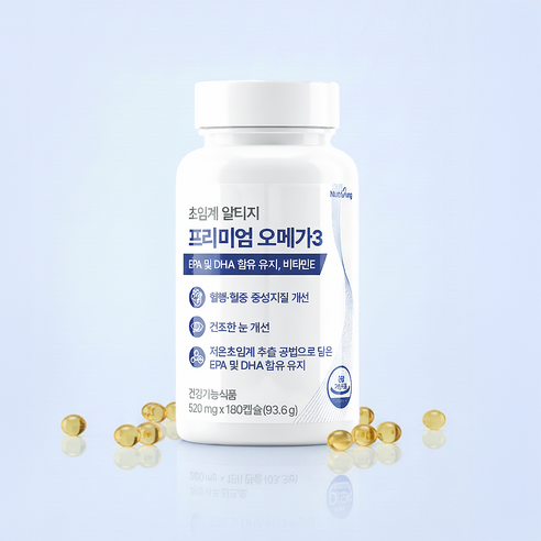 뉴트리정 초임계 알티지 프리미엄 오메가3 대용량 180정, 1개 이미지 2