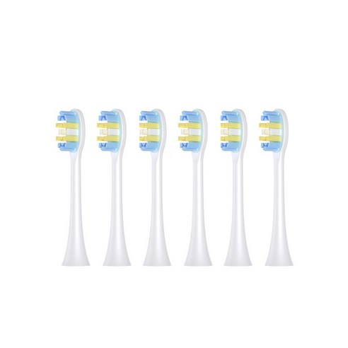 Sarmo Care X610 전동칫솔 호환 리필모 6개입 칫솔모, White X610 칫솔모 × 6개
