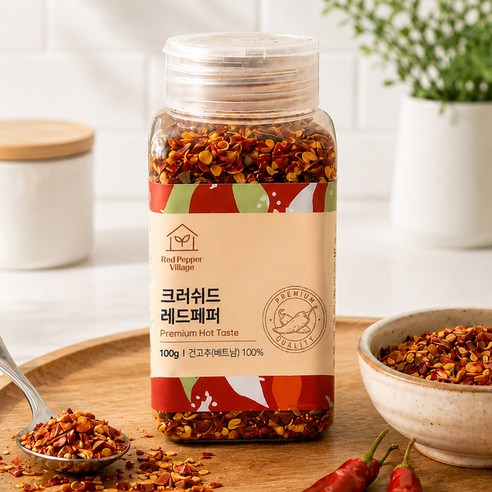 레드페퍼 빌리지 크러쉬드 레드페퍼, 100g, 1개