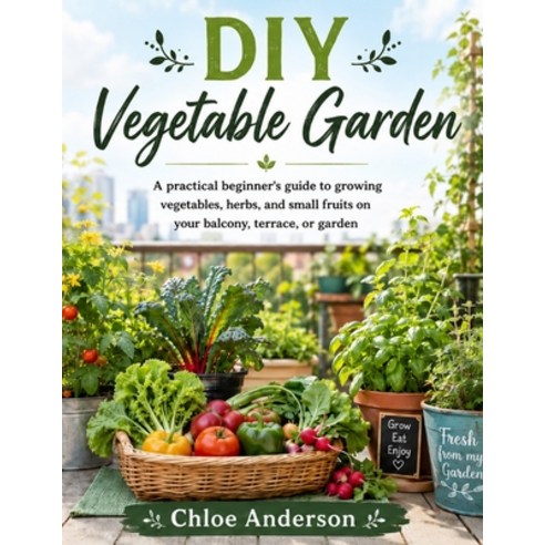 (영문도서)DIY Vegetable Garden: A practical beginner's guide to growing vegetables herbs ... Paperback, Independently Published, English, 9798181696693
