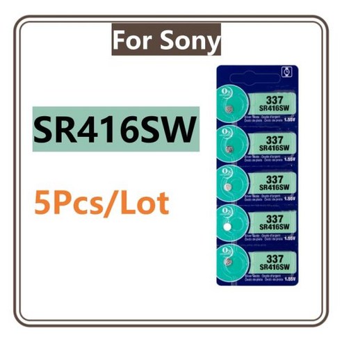 실버 산화물 단추 셀 배터리 LED 헤드폰 시계 배터리 스위스 배터리 소니 337 SR46SW SR 46 AG6 LR46 ...
