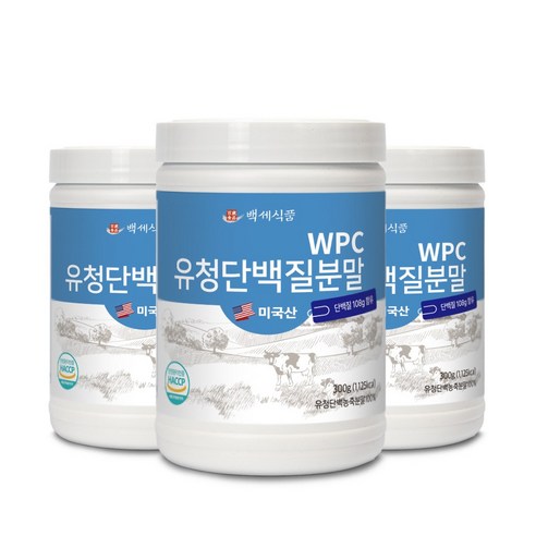 WPC 유청단백질 분말 300g 미국산100% HACCP 인증제품 300g, 1개 이미지 3
