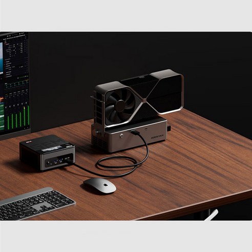 AOOSTAR AG02 오큐링크 USB4 지원 eGPU독 800W 파워서플라이내장