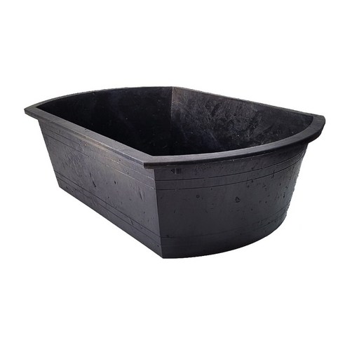 사각다라 사각화분 고무다라 고무대야, 검정
