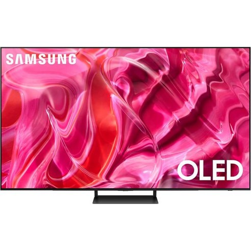 삼성 77인치급 OLED 4K S90C 시리즈 양자 HDR 돌비 애트모스 객체 추적 사운드 라이트 울트라 씬 Q-심포니 3.0 게이밍 허브 알렉사 내장 스마트 TV(Q, 65-Inch, TV Only, 165.1cm(65 inch)