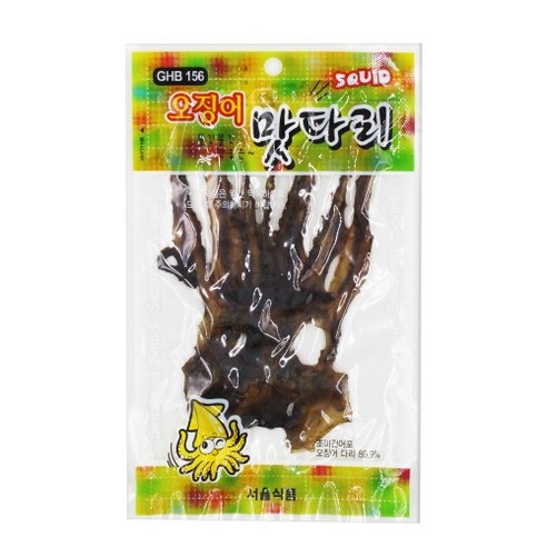서울식품 오징어 맛다리 18g 숏다리 조미건어포, 1개