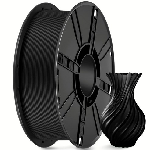 MMC LAB 고속 3D 프린터 필라멘트 1.75mm 빠른 출력 고강도 친환경 안정적 FDM 재료 3D모델링, 블랙, LAB PLA+