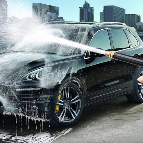 일상포인트 강력수압 세차 마당 청소 물 호스 고압분사기 스프레이건 + 호... 실사용 후기 | 효과 있을까? - 상품 이미지 2