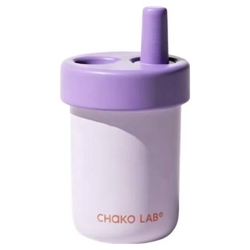 차코랩 보보 휴대용 대용량 듀얼 드링크 보온병, 1개, 485ml, 타로 퍼플
