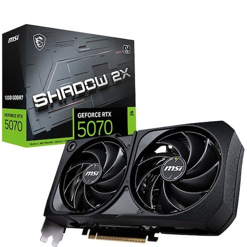 MSI 지포스 RTX 5070 쉐도우 2X OC D7 12GB, TX 5070 쉐도우 2X OC D7 12GB