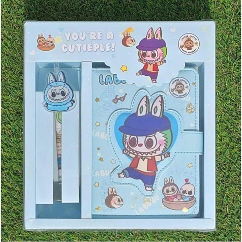 라부부 이쁜 다이어리 다꾸세트, 라부부파랑, 1개
