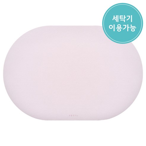 생활공작소 빨아쓰는 욕실 규조토 발매트, 핑크, 1개