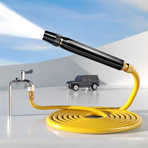 일상포인트 강력수압 세차 마당 청소 물 호스 고압분사기 스프레이건 + 호스 이미지 3