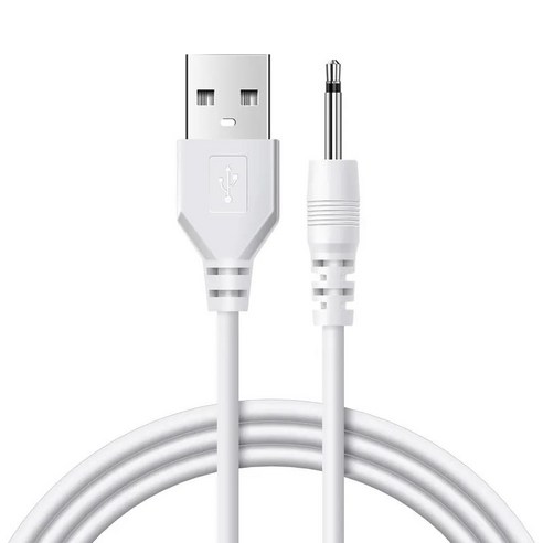 충전식 마사지기 고속 충전 케이블 교체용 USB 전원 충전 코드 USB DC 충전기 어댑터 2.5mm