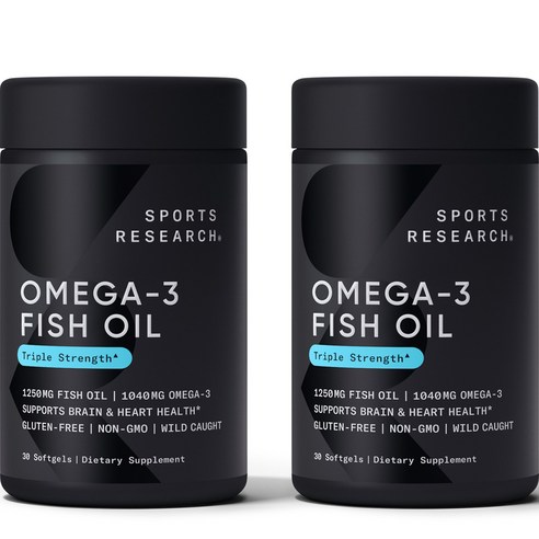 스포츠리서치 야생포획 알래스카산 명태 1040mg 오메가-3