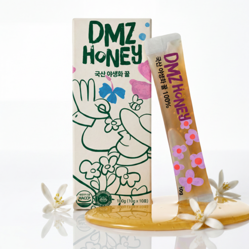 베리트팜 DMZ 국산 야생화 꿀스틱 10g, 30개 이미지 4