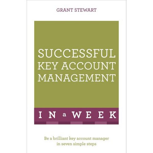 [원서] paperback Book Successful Key Account Management in a Week: Teach ...