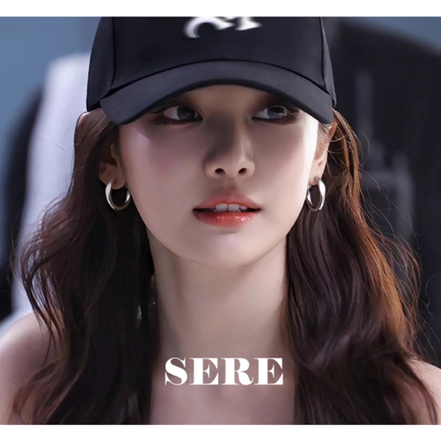 SERE Bold Silver Hoop Earrings 경량 원터치 귀걸이 S925 은귀걸이 데일리귀걸이 실버귀걸이 이어링 은침 s999