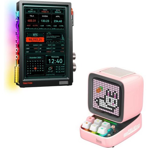 Divoom 디붐 Times Frame 10.1 디지털 액자 DitooPro 레트로 픽셀 아트 게임 블루투스 스피커 269856