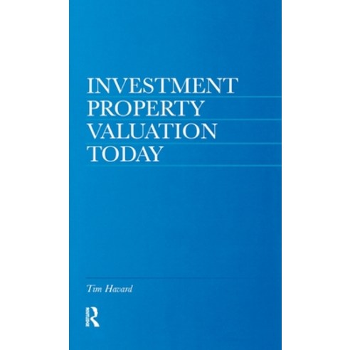 (영문도서)Investment Property Valuation Today Hardcover, Estates Gazette, English, 9781138175280