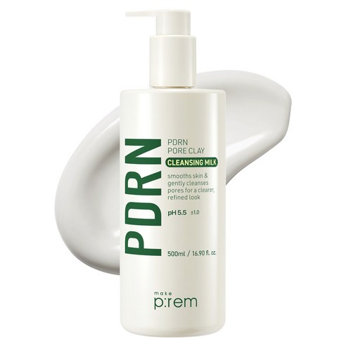 메이크프렘 피디알엔 (PDRN) 포어 클레이 클렌징 밀크 500ml 실사용 후기 | 효과 있을까? 썸네일