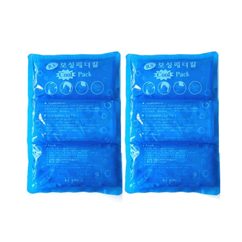 보성메디칼 냉찜질팩 3단 (20cmX30cm) 젤타입/무릎/의료용/보성/3단/냉찜질/냉찜질팩, 2개