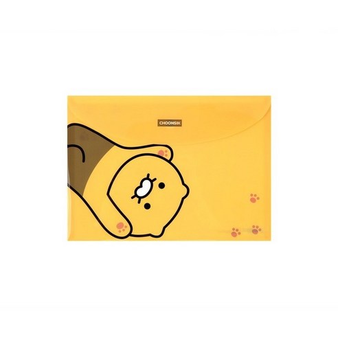 카카오프렌즈 발바닥 춘식이 봉투파일, 단품, 1개